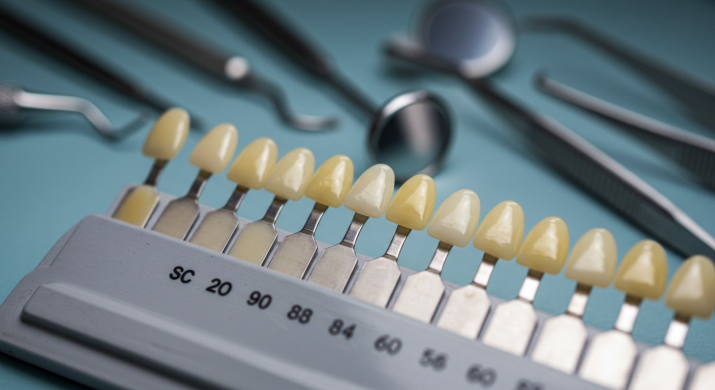 composite bonding colour chart